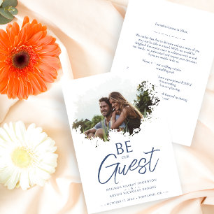 Stylish Grunge Brushstroke Splatter Dirty Stain Save The Date