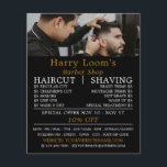 Stylish Hair Cut, Men's Barbers Advertising Flyer<br><div class="desc">Stylish Hair Cut,  Men's Barbers Advertising Flyers By The Business Card Store.</div>