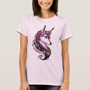 Stylish Hand Drawn Wolf Women’s Classic T-Shirt