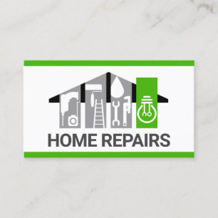 Stylish Handyman Tools Building Business Card