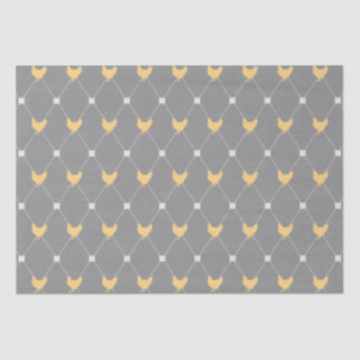Stylish Harlequin Chicken Pattern Tissue Paper