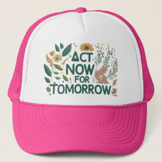 Stylish Hat with Motivational Slogan .