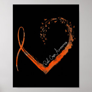 Stylish Heart Crps Awareness Poster