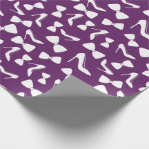 Stylish High Heels, Bow Tie Wedding Gifts Seamless