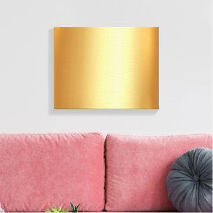 Stylish Horizontal Gold Background For Your Photo Canvas Print