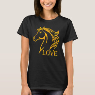 Stylish Horse Head Horse For Horse Equestrian T-Shirt