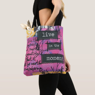 Stylish Hot Pink Tote Bag