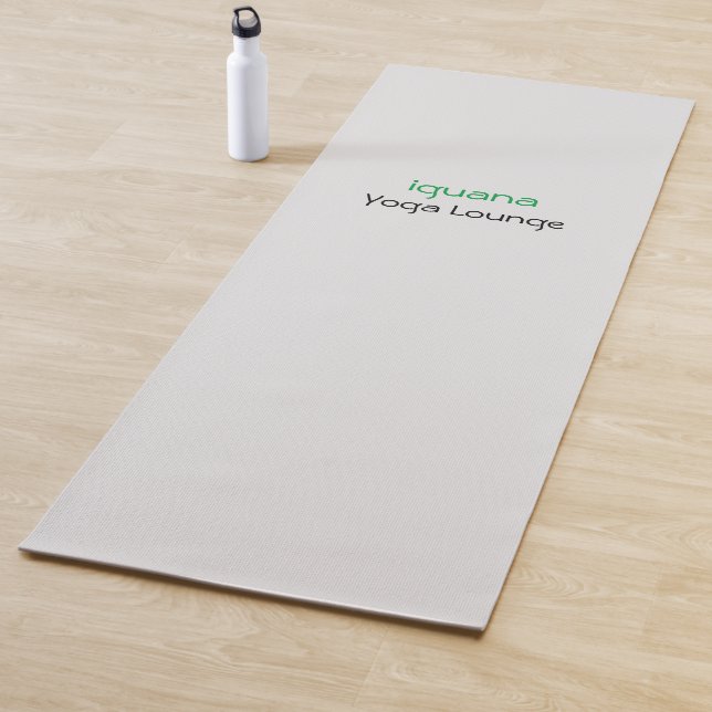 Stylish Iguana Yoga Lounge Fitness Mat (In Situ)