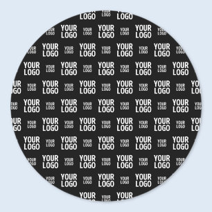 Stylish Image, Design or Business Logo Pattern Classic Round Sticker