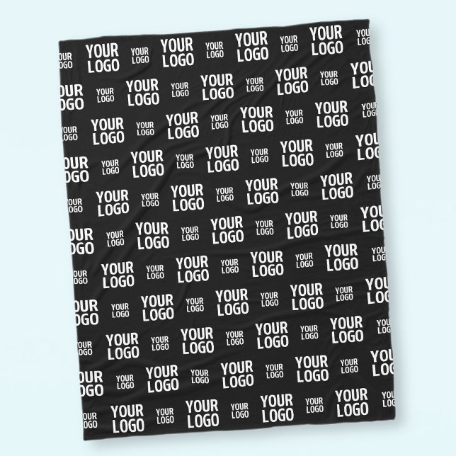 Stylish Image, Design or Business Logo Pattern  Fleece Blanket (Creator Uploaded)