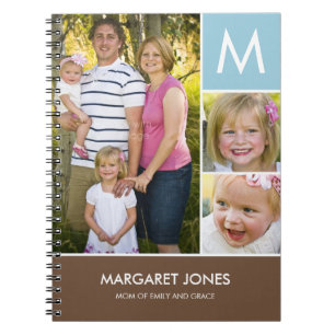 Stylish Initial Personalised Notebook