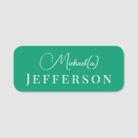 Stylish Jade Green Polished Business