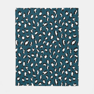 Stylish jaguar skin seamless pattern, animal art. fleece blanket