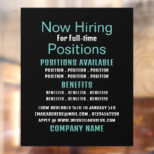 Stylish Job Vacancy Recruitment Advertising