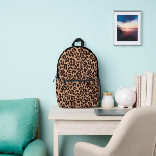 Stylish Jungle Safari Leopard Print Backpack