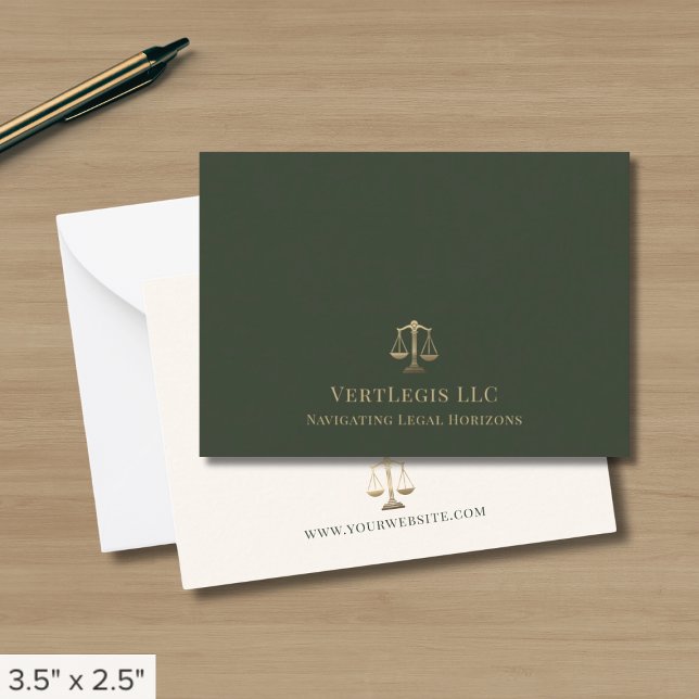 Stylish Justice Scale Legal Card (Creator Uploaded)