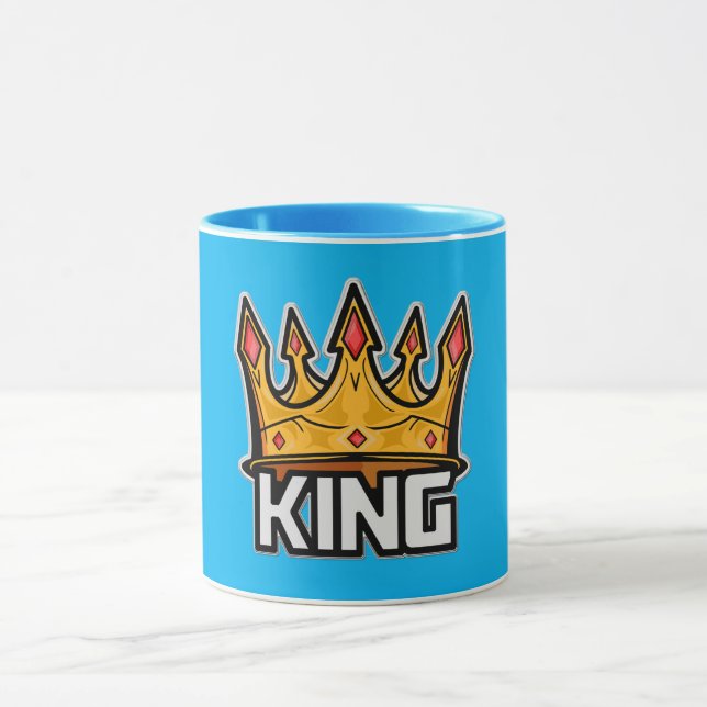 Stylish King Crown Mug (Center)