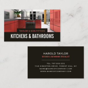 Stylish Kitchen Design, Kitchen & Bathroom Fitter Business Card