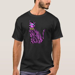 Stylish Kitten Animals Striped And Tabby Cat 1 T-Shirt
