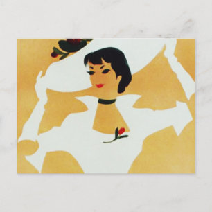 Stylish Lady Postcard