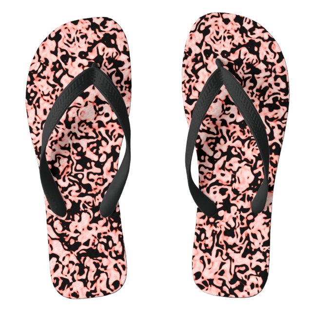 Stylish lava like pattern jandals (Footbed)