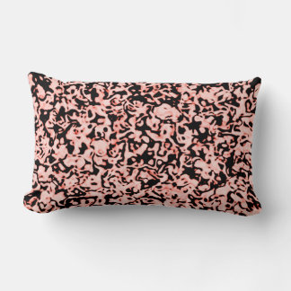 Stylish lava like pattern lumbar cushion