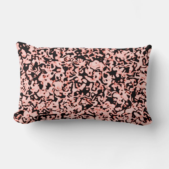 Stylish lava like pattern lumbar cushion (Front)