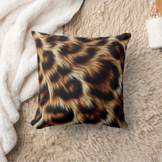 Stylish leopard print  cushion