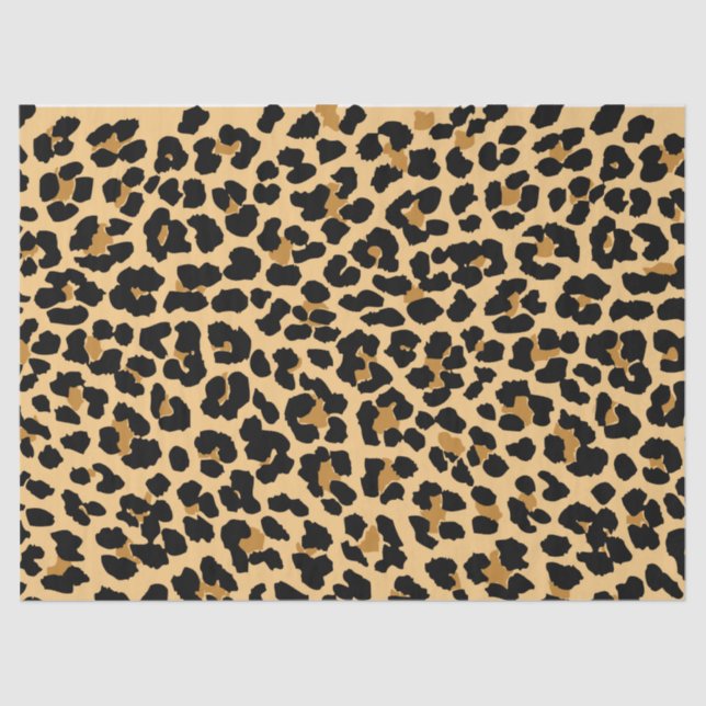 Stylish Leopard Print Tissue Paper (Front)