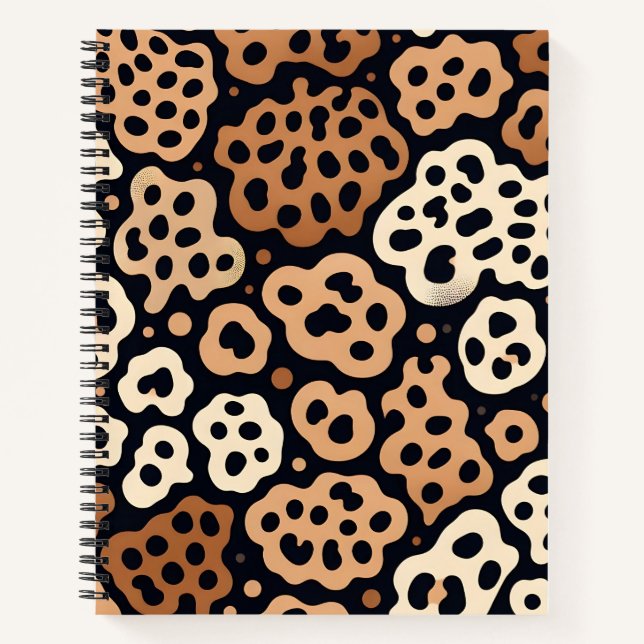 Stylish Leopard Skin Notebook (Front)