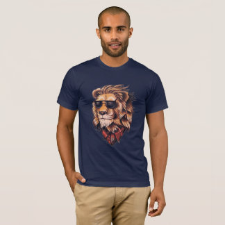 Stylish Lion with glasses T-Shirt
