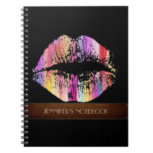 Stylish Lips #15 Spiral Notebook