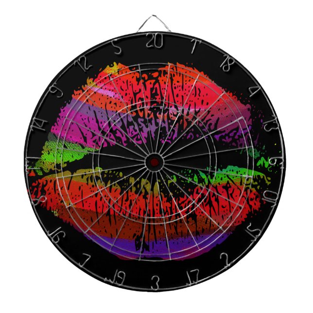 Stylish Lips #21 Dartboard (Front)