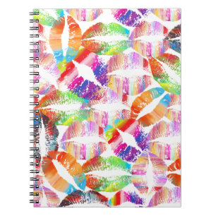 Stylish Lips #22 Spiral Notebook