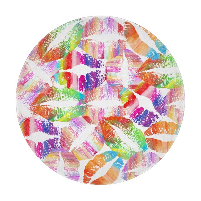 Stylish Lips #25 Cutting Board (Front)