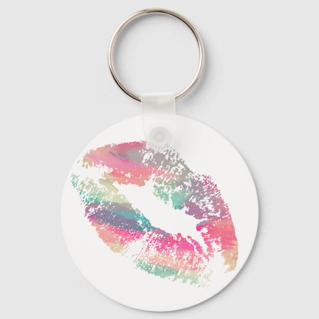 Stylish Lips #8 Key Ring (Front)