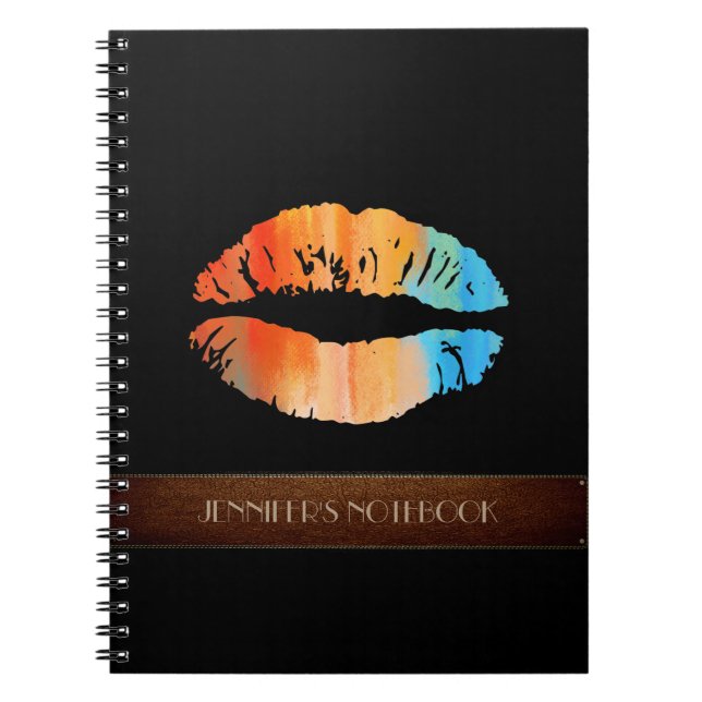 Stylish Lips #8 Notebook (Front)
