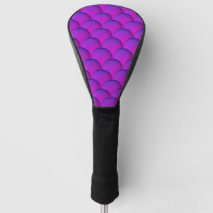 Stylish Magenta Pattern Golf Head Cover
