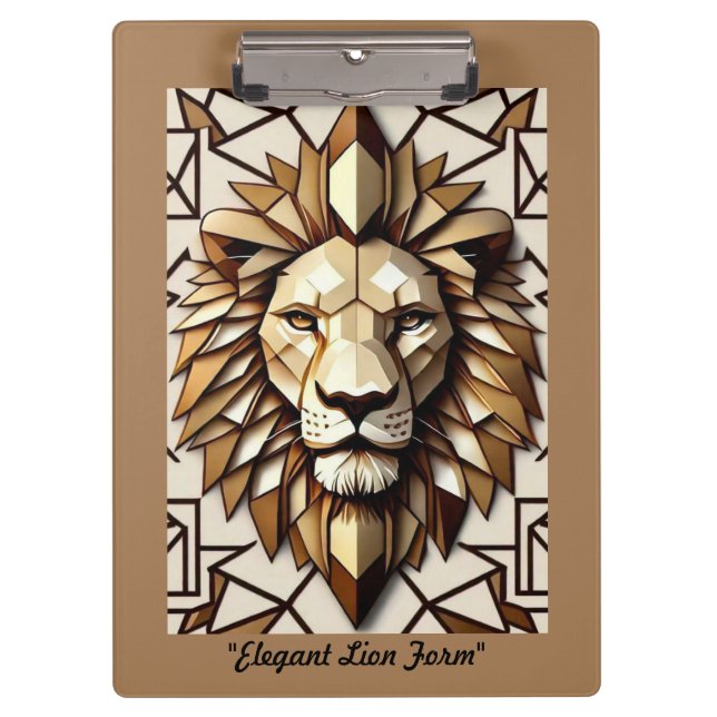 "Stylish Majesty" Clipboard (Front)