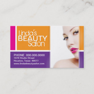 STYLISH MAKEUP ARTIST BUSINESS CARD TEMPLATE