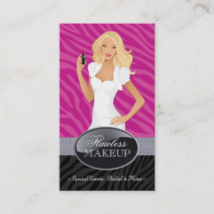 Stylish Makeup Artist Business Cards