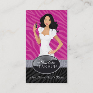 Stylish Makeup Artist Business Cards