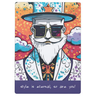 Stylish Man Clipboard