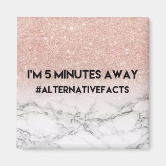 Stylish Marble Alternative Facts Magnet