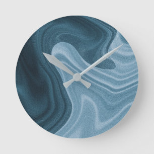 Stylish Marble Pattern  Round Clock