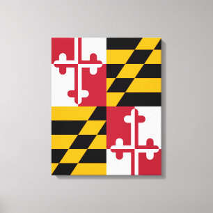 Stylish Maryland State Flag Decor