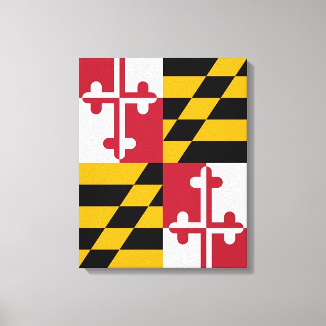 Stylish Maryland State Flag Decor (Front)