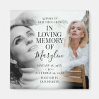 Stylish Memorial Before & After Photo Keepsake