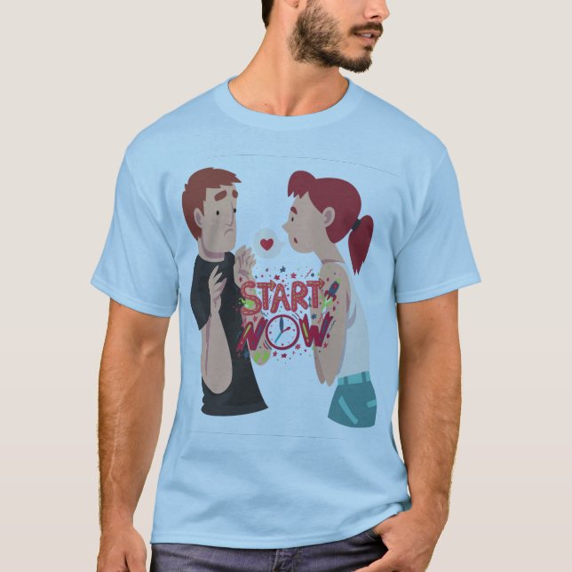 Stylish Men’s Love Statement T-Shirt – Trendy and  (Front)