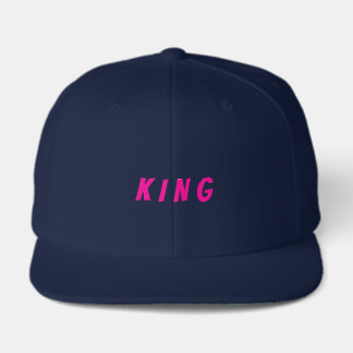 Stylish Men Snapback KING Text Strong Bold Looking Trucker Hat